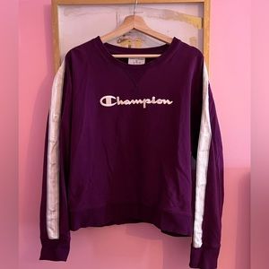 Purple Champion crew neck